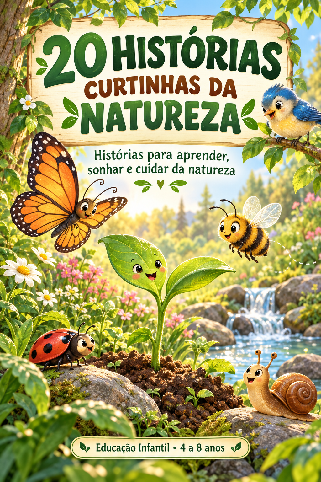 Capa do bônus 20 Histórias Curtinhas da Natureza